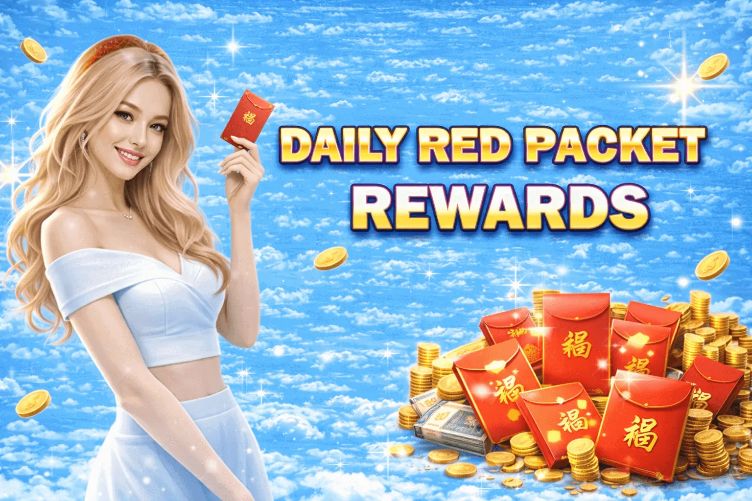 Exciting casino promotion with bonus chips and a mobile phone